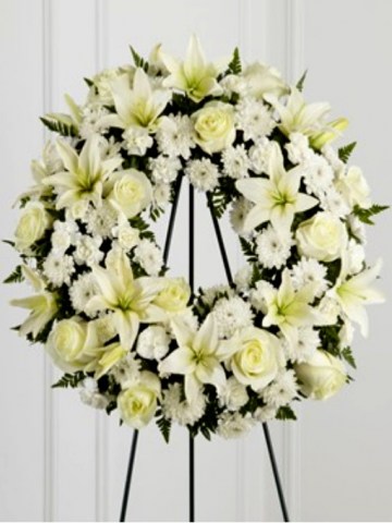 S3-4442 us 184.00 Treasured Tribute Wreath